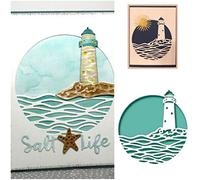 Gemini_mall Cutting Dies for Card Making, Circle Beacon Metal Cutting Dies DIY Scrapbooking Paper Cards Photo Album Decor Art Craft Embossing Stencil Punching Template Gifts