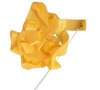 Gemini_mall® Dance Ribbon Rhythmic Gymnastic Ribbon for Kids, Baton Twirling, Dancing Streamers (Yellow)