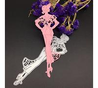 Gemini_mall DIY Cutting Dies Flower Metal Embossing Stencil For Album Scrapbooking Paper Card Art Craft (Lady)