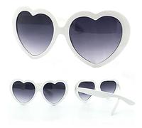 Gemini_mall® Fashion Retro Funny Summer Love Heart Shape Sunglasses Fancy Dress Oversized