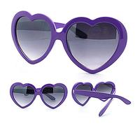 Gemini_mall® Fashion Retro Funny Summer Love Heart Shape Sunglasses Fancy Dress Oversized
