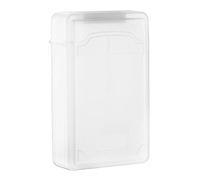 Gemini_mall® Hard Drive Disk Protective Box Dustproof Shockproof Anti-Static Storage Case for 3.5 Inch HDD (White)