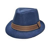 Gemini_mall® Kids Fedora Trilby Hat Sun Hat Jazz Cap with Matching Band
