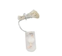 Gemini_mall Led String Lights Battery Operated Fairy Micro Lights 1M 10 LEDs Silver Wire Waterproof Lights for Holiday Costume Wedding Party Centerpiece Christmas Bottle Lights Decoration White