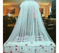 Gemini_mall® Light Blue Lace Bed Canopy Mosquito Net Dome Fly Insect Net Protection