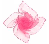 Gemini_mall® Lovely Colours Fashion Plain Square Chiffon 50s neck Scarf Head Scarves 70 cm * 70cm (Pink)