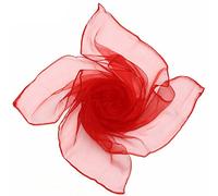 Gemini_mall® Lovely Colours Fashion Plain Square Chiffon 50s neck Scarf Head Scarves 70 cm * 70cm (Red)