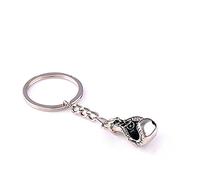 Gemini_mall® Men's Gift Boxing Glove design Pendant Charm Key Chain Key Fob Key Ring Silver Alloy