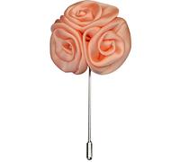 Gemini_mall® Men's Suit Boutonniere Lapel Pin Rose Flower Brooch (Champagner)