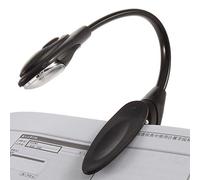 Gemini_mall® Mini White LED Clip On Booklight Portable Travel Book Reading Light Lamp