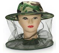 Gemini_mall® Mosquito Insect Head Net Hat Mesh Face Protector Travel Camping Fishing (Camouflage)