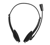 Gemini_mall PC Headset, 3.5mm Computer Headset with Microphone, Lightweight Business Headset with Noise Reduction Sound Card, In-Line Control for Skype, MS team, ZOOM, Webinar, PC, Phone Black