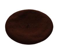 Gemini_mall® Plain Beret Hat Wool French Beret Winter Autumn Women | Girls Fashion Hats (Brown)