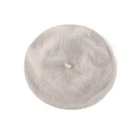 Gemini_mall® Plain Beret Hat Wool French Beret Winter Autumn Women | Girls Fashion Hats (Grey)