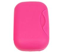 Gemini_mall® Plastic Soap Case Holder Container Box Home Outdoor Hiking Camping Travel (Hot Pink)