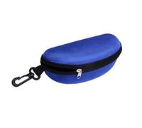 Gemini_mall® Portable Zip up Closure Hard Glasses Case Sunglasses Storage Box (Blue)