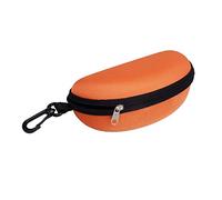 Gemini_mall® Portable Zip up Closure Hard Glasses Case Sunglasses Storage Box (Orange)