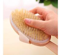 Gemini_mall® Professional Wooden Dry Skin Body Brush with Natural Bristles