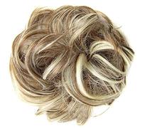 Gemini_mall® Scrunchy Scrunchie Hair Bun Updo Hairpiece Hair Ribbon Ponytail Extensions Hair Extensions Wavy Curly Messy Hair Bun Extensions Donut Hair Chignons Hair Piece Wig (Light blond mix 9#)