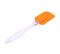 Gemini_mall Silicone Spatula, Colorful Cake Cream Butter Spatula, Kitchen Silicone Mixing Scraper Tool for Cooking and Baking Orange