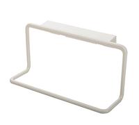 Gemini_mall Towel Rack Hanging Holder Organizer Bathroom Kitchen Cabinet Cupboard Hanger White
