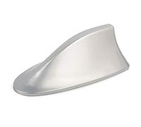 Gemini_mall Universal Car Antenna Aerial Shark Fin FM/AM Radio Signal For Auto SUV Truck Van Silver
