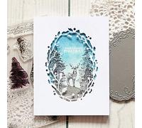 Gemini_mall® Vine Frame Ring Metal Cutting Dies DIY Scrapbooking Embossing Paper Cards Photo Craft for Greeting/Invitation Cards Decoration