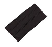 Gemini_mall® Wide Stretch Elastic Sports Yoga Headband Hairband for Teens and Adults (Black)