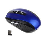 Gemini_mall® Wireless Mouse, 2.4G USB Wireless Mice Optical PC Laptop Notebook Computer Cordless Mouse with Nano Receiver, 6 Buttons, for Windows Mac Linux Vista Macbook Pro Apple iMac (Blue)
