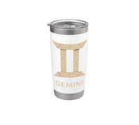 Gemini Paperfolding Zodiac Graphic Stainless Steel Insulated Tumbler