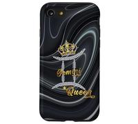 Gemini Queen Zodiac Birthday Yellow Crown Graphic Case for iPhone SE (2020) / 7/8
