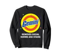 Gemini Removes Social Norms And Stains Sign Zodiac Birthday Sweatshirt