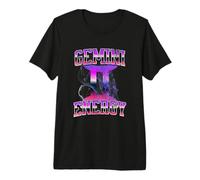 Gemini Retro Bootleg Zodiac Graphic Premium T-Shirt