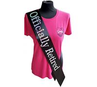Gemini Ribbons - Officially Retired Sash - Holographic - Party - Womens Mens - Gift - Outfit - Retirement