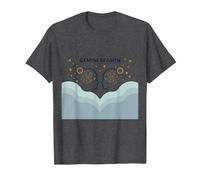 Gemini Season Celestial Zodiac Art Astrology T-Shirt, Men, Dark Heather Grey, S