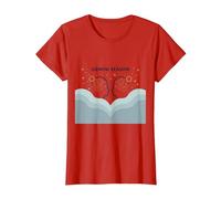 Gemini Season Celestial Zodiac Art Astrology T-Shirt, Women, Red, 3XL