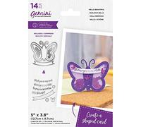 Gemini Shaped Shaker Card Collection Acrylic Stamp & Metal Die Set - Hello Beautiful
