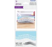 Gemini Slimline Curve Border Edgeables Metal Die-from Our Family to Yours, Silver, One Size