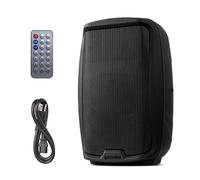 Gemini Sound As-2112Bt Active Bluetooth Pa System, 12" Inch Woofer 1500W Watts Dj Speakers, Sd, USB, Xlr Input/Output, 2 X 1/4" Inch Microphone/Rca And Aux Inputs, Tws