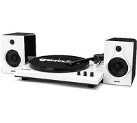 Gemini TT-900BW Stereo Turntable System With Speakers White B STOCK