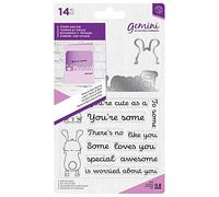 Gemini Stamp & Die-Peek-A-Boo Bunny, One Size