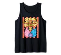 Gemini Twin Flame Energy Astrology Zodiac Sign Tank Top