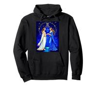 Gemini Twins Beneath a Starry Sky Pullover Hoodie