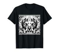 Gemini Wolf, Celestial Zodiac Tarot Astrology Wolves T-Shirt