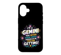 Gemini You Never Know Which Version You'll Get Case for iPhone 16