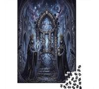 Gemini Zodiac 1000 Piece Jigsaw Puzzle,Adults & Kids 14+,Home Wall Decor,Stress Relief Mystical Gothic,Whimsical Challenge,Premium Cardboard,Educational Toy,Gift Idea 70x50cm