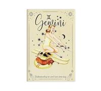 Gemini Zodiac Art Print Canvas Poster Wall Art Decor Print Picture Paintings for Living Room Bedroom Decoration 08x12inch(20x30cm)