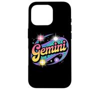 Gemini Zodiac Astrology Cosmic Horoscope Twins Case for iPhone 16 Pro
