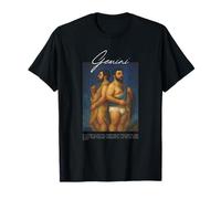 Gemini Zodiac Bear Retro Beefcake Queer Pride Astrology Art T-Shirt