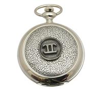 Gemini Zodiac Pocket Watch Pewter Fronted Quartz Personalised Gift 150